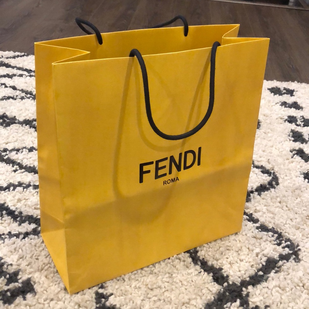 Authentic Fendi shopping bag